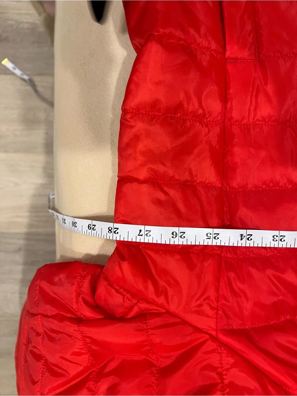 NWOT Lands' End Women's Quilted Bright Red Puffer Coat